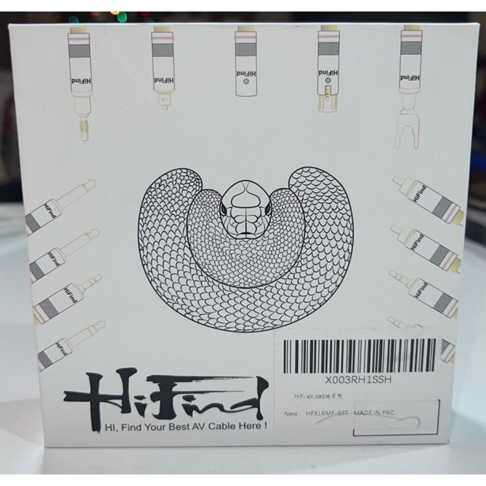 HiFind Premium RCA audio cable, designed for connecting audio and video componen